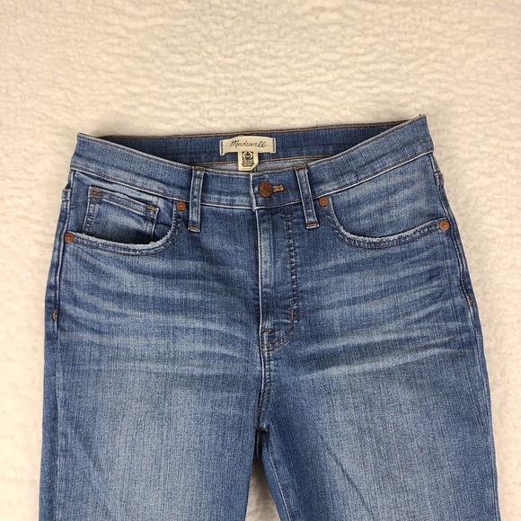 Madewell Jeans Womens 28 Medium Wash 9" Mid Rise Skinny Blue - Picture 3 of 15